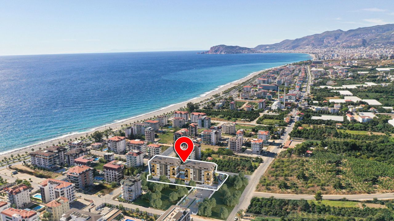 Апартаменты в Алании, Турция, 55 м² - фото 1