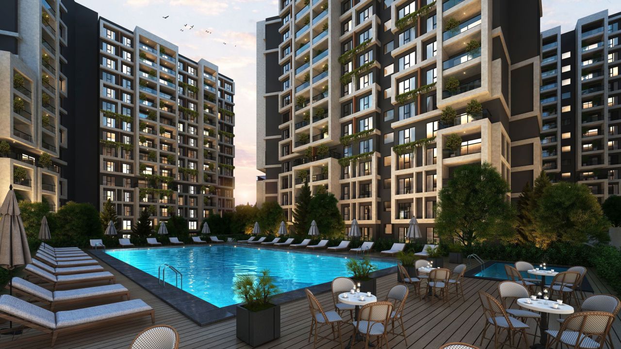 Апартаменты в Бейликдюзю, Турция, 57 м² - фото 1