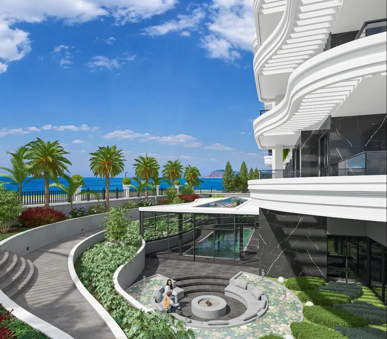 Апартаменты в Алании, Турция, 55 м² - фото 1