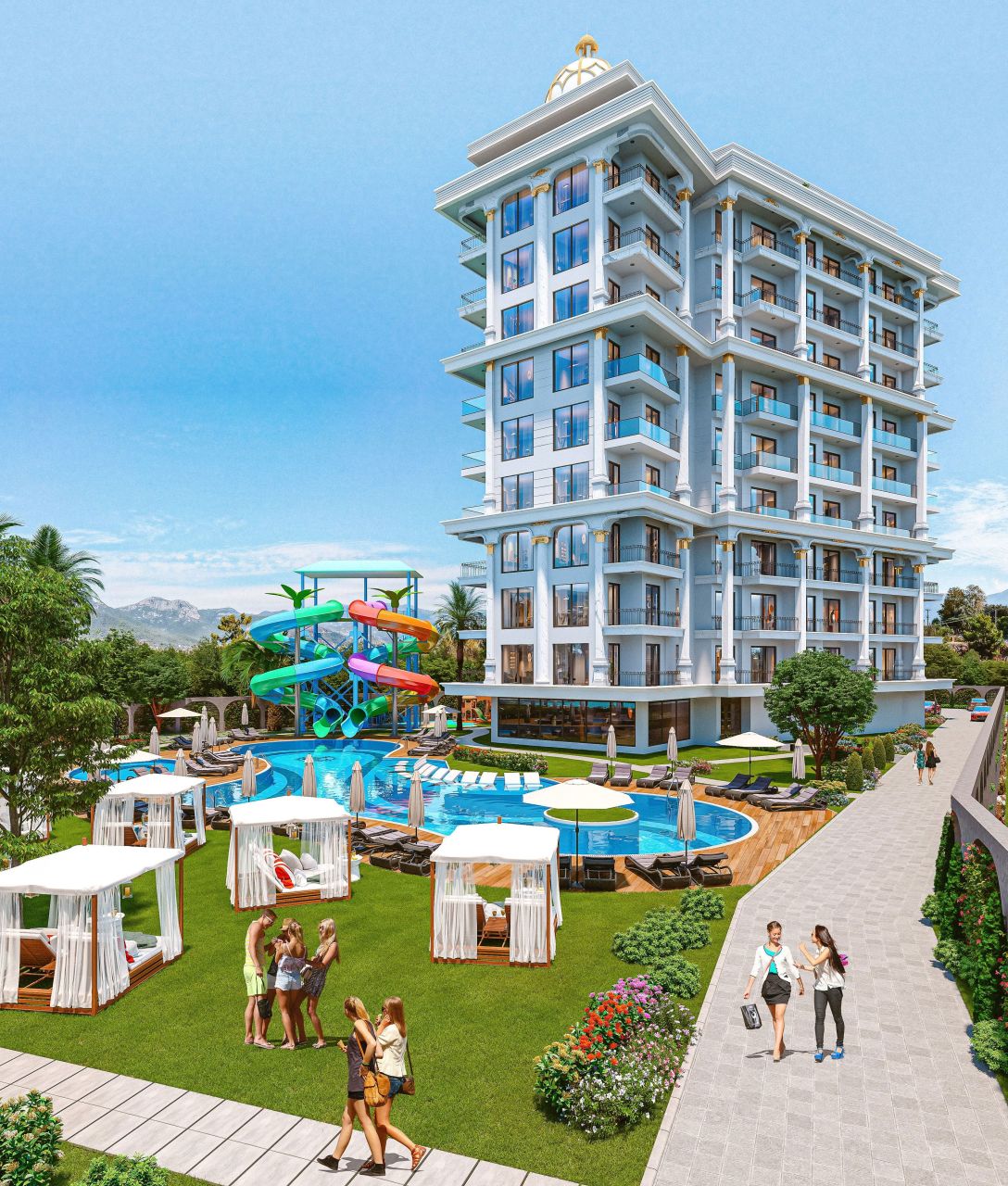 Апартаменты в Алании, Турция, 45 м² - фото 1