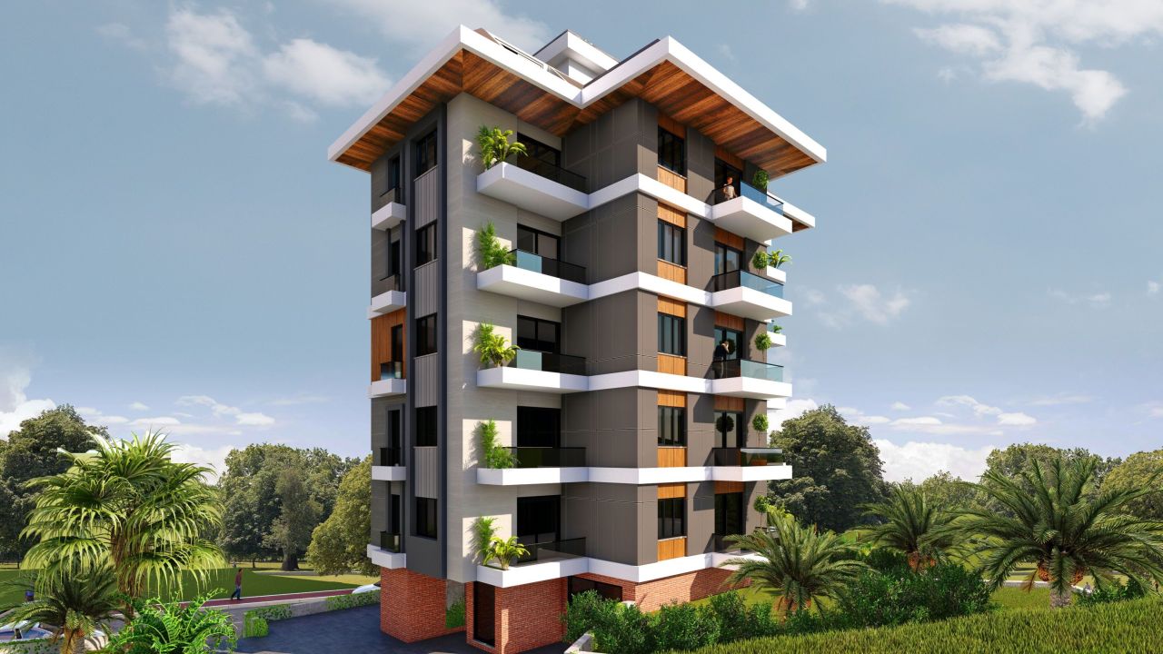 Апартаменты в Алании, Турция, 52 м² - фото 1