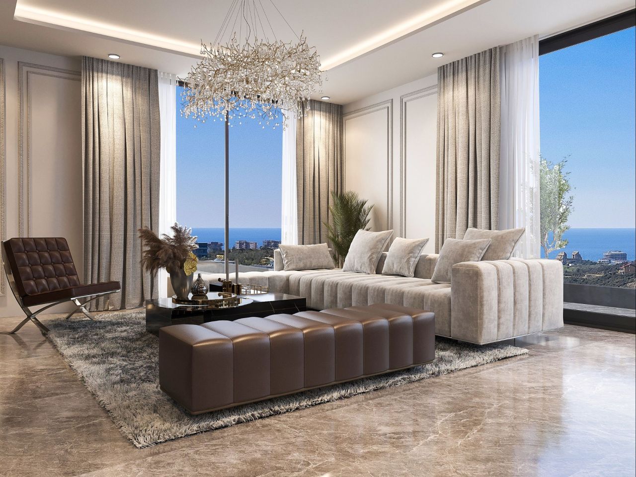 Апартаменты в Алании, Турция, 57 м² - фото 1