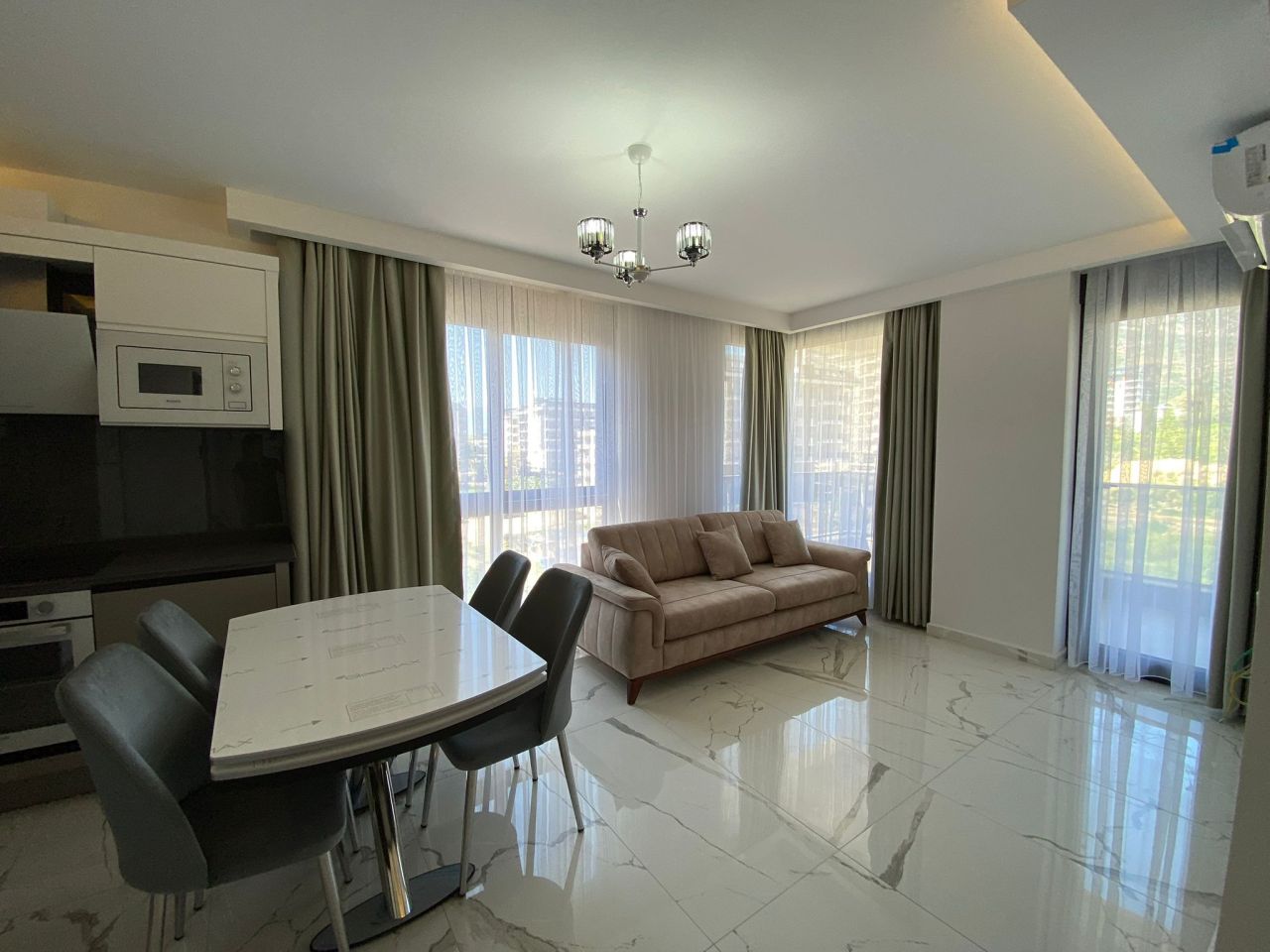 Апартаменты в Алании, Турция, 55 м² - фото 1