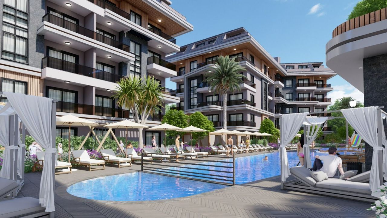 Апартаменты в Алании, Турция, 53 м² - фото 1