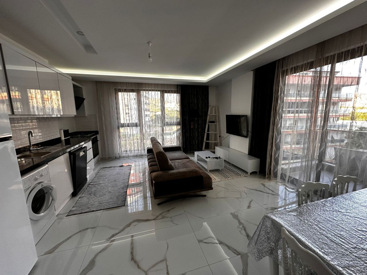 Апартаменты в Алании, Турция, 55 м² - фото 1