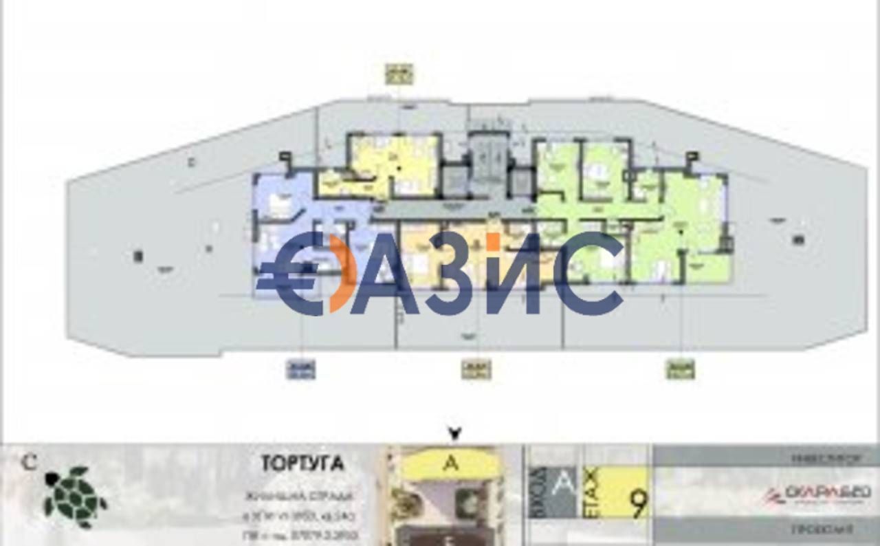 Апартаменты в Бургасе, Болгария, 62.6 м² - фото 14