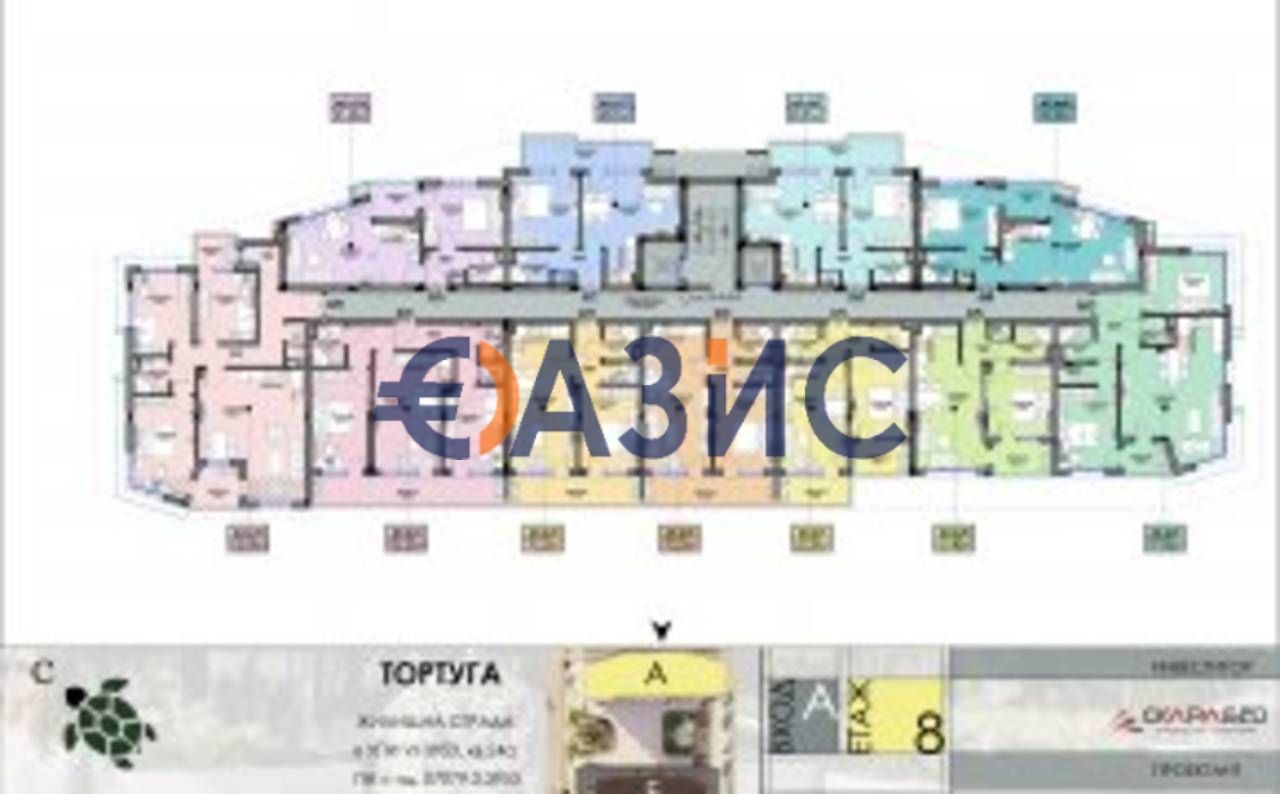 Апартаменты в Бургасе, Болгария, 62.6 м² - фото 15