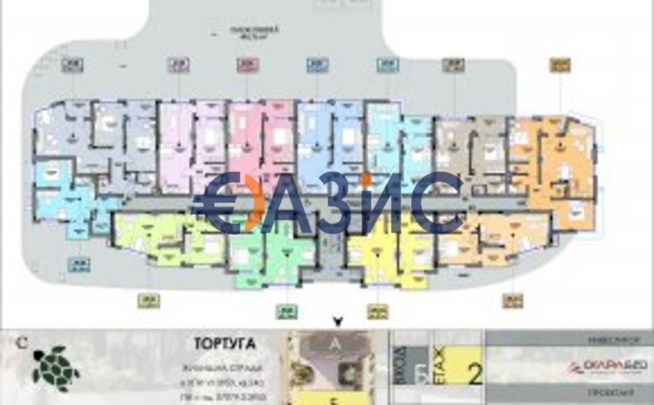 Апартаменты в Бургасе, Болгария, 62.6 м² - фото 16