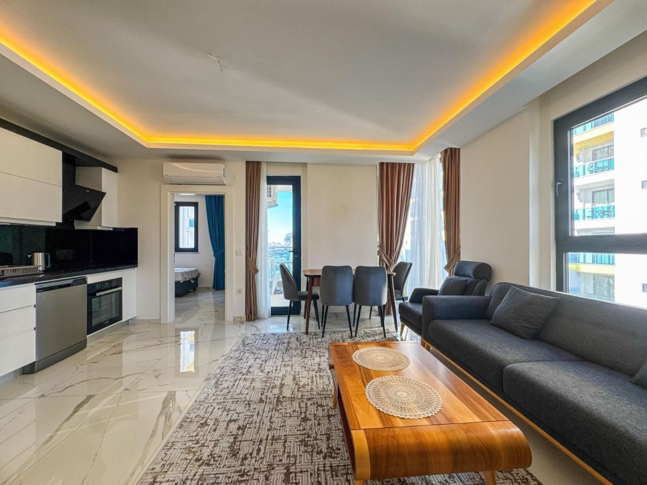 Квартира в Алании, Турция, 88 м² - фото 2