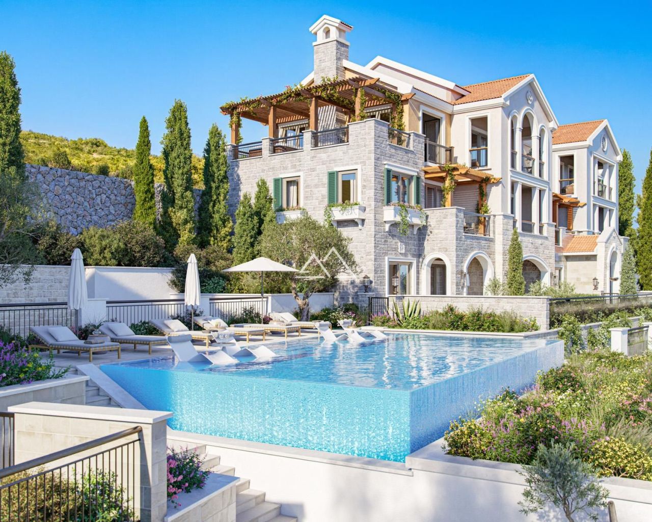 Квартира на полуострове Луштица, Черногория, 40 м² - фото 1