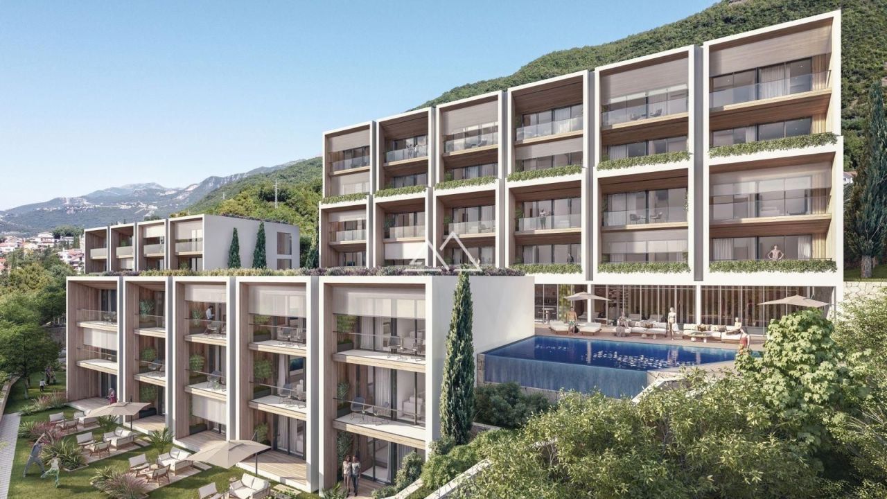 Апартаменты в Кумборе, Черногория, 50 м² - фото 2