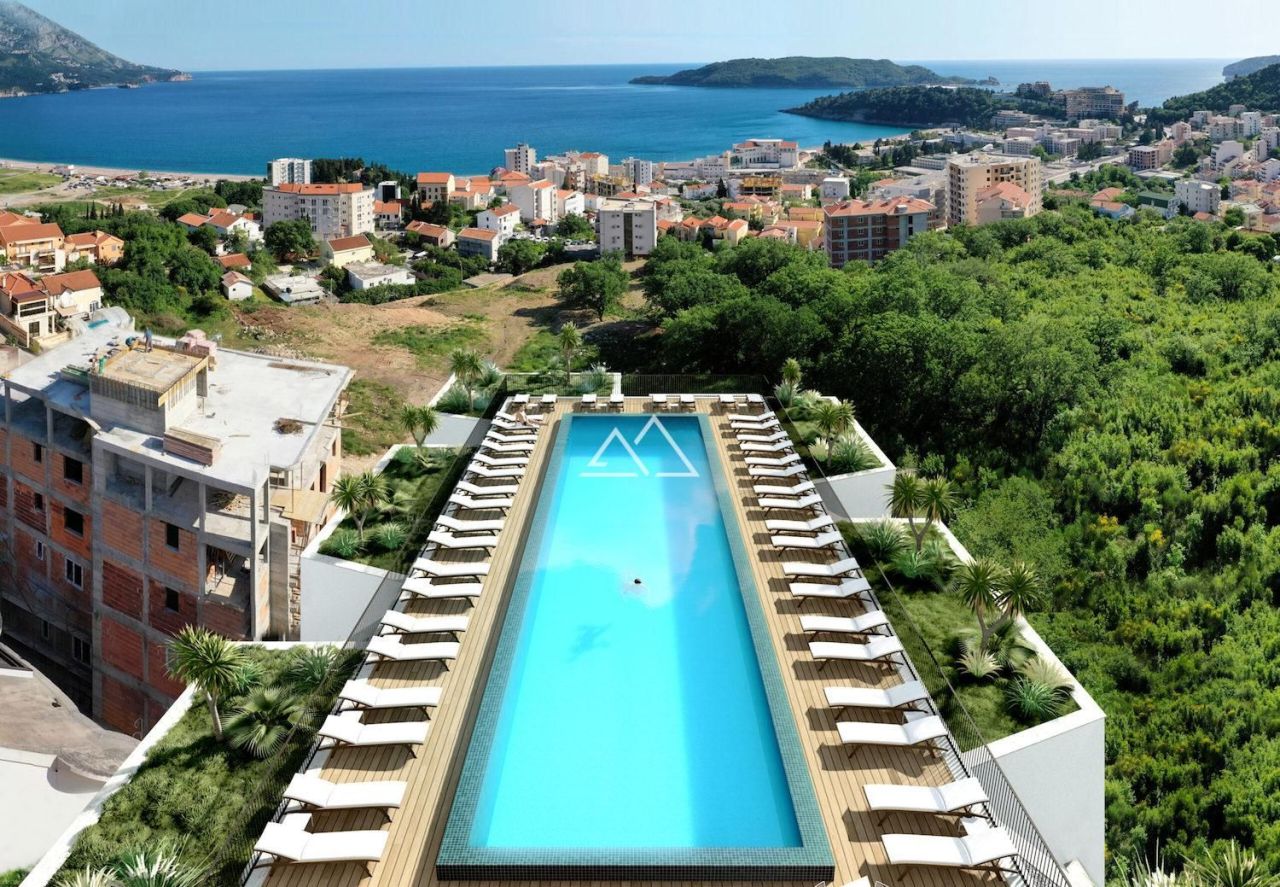 Апартаменты в Бечичи, Черногория, 59 м² - фото 2