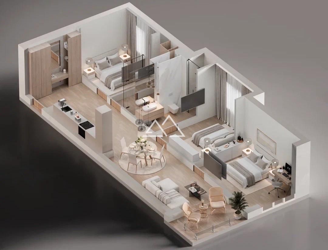 Апартаменты в Бечичи, Черногория, 85 м² - фото 5