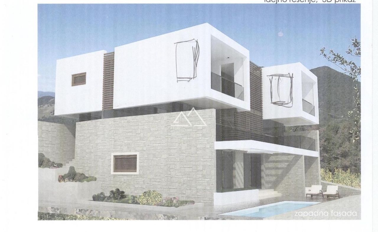 Земля в Пржно, Черногория, 1 200 м² - фото 6