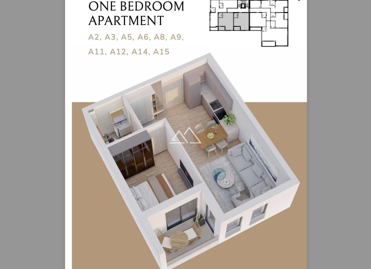 Апартаменты в Будве, Черногория, 43 м² - фото 6