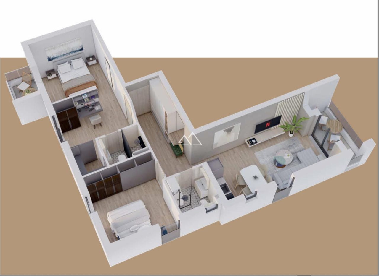 Апартаменты в Будве, Черногория, 76 м² - фото 6