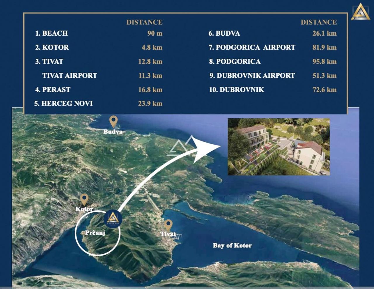 Апартаменты в Прчани, Черногория, 67 м² - фото 8