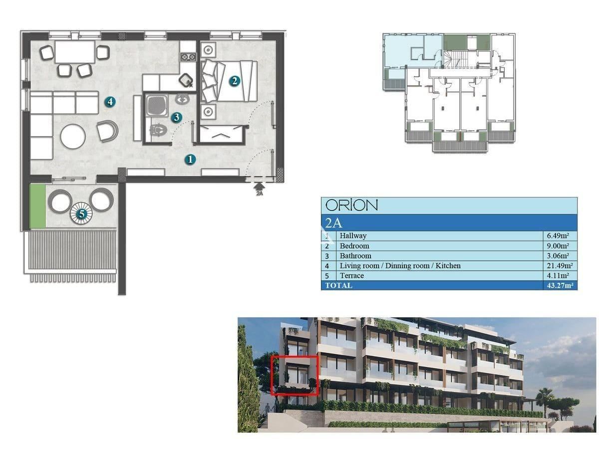 Апартаменты в Кумборе, Черногория, 43 м² - фото 10