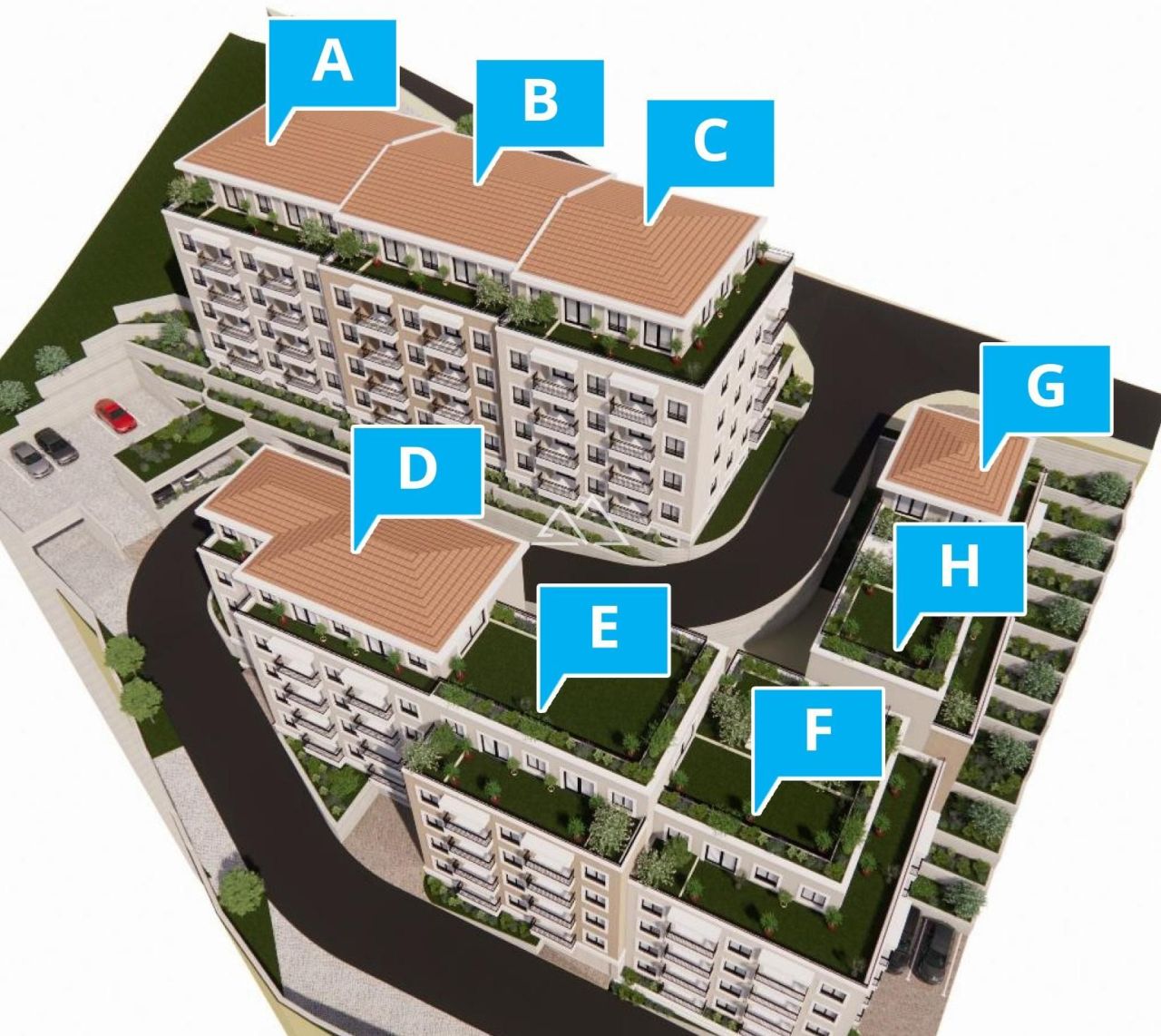 Апартаменты в Будве, Черногория, 79 м² - фото 12