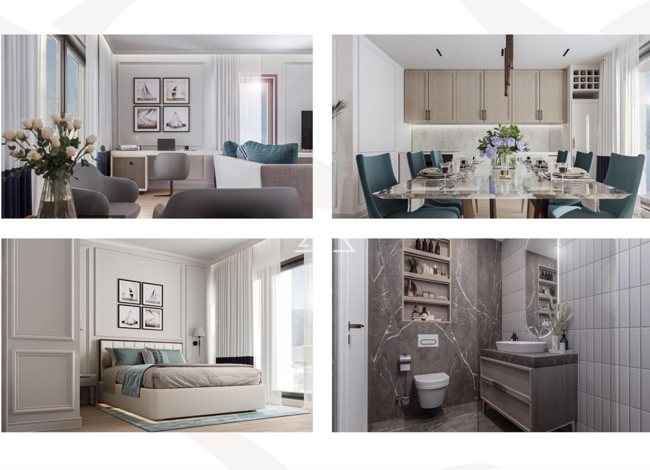 Апартаменты в Рисане, Черногория, 93 м² - фото 13