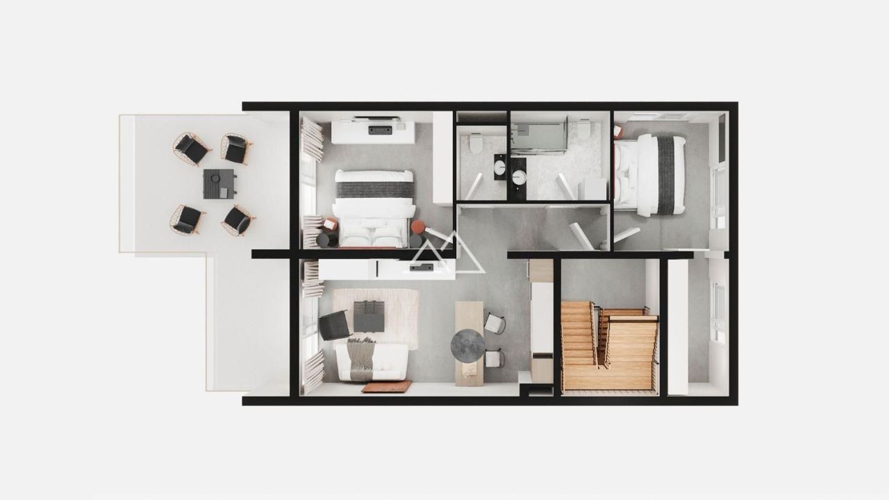 Апартаменты в Тивате, Черногория, 94 м² - фото 14