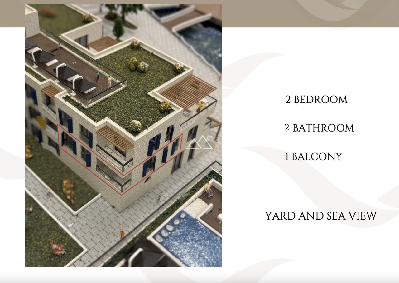 Апартаменты в Рисане, Черногория, 93 м² - фото 14