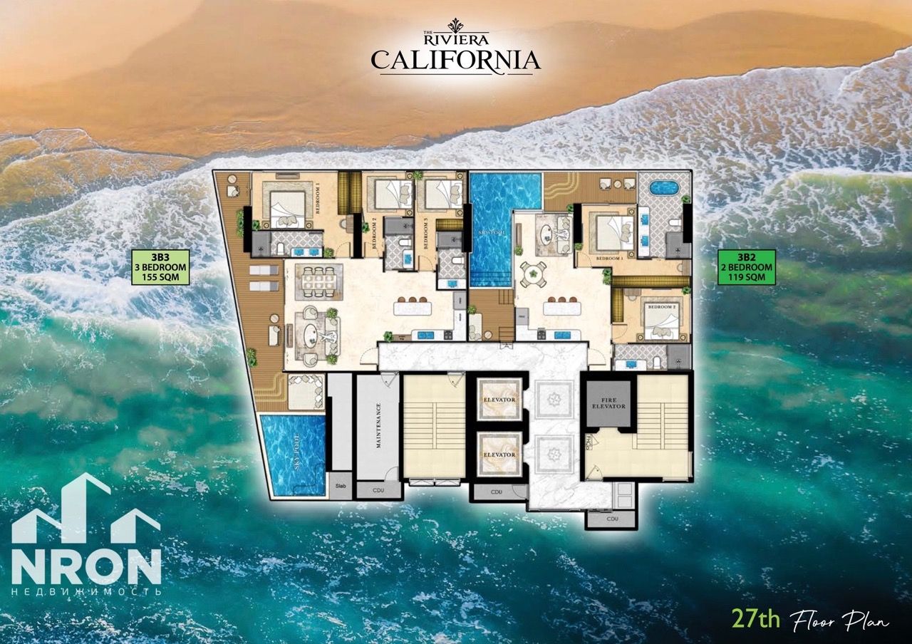 Квартира в Паттайе, Таиланд, 49 м² - фото 12