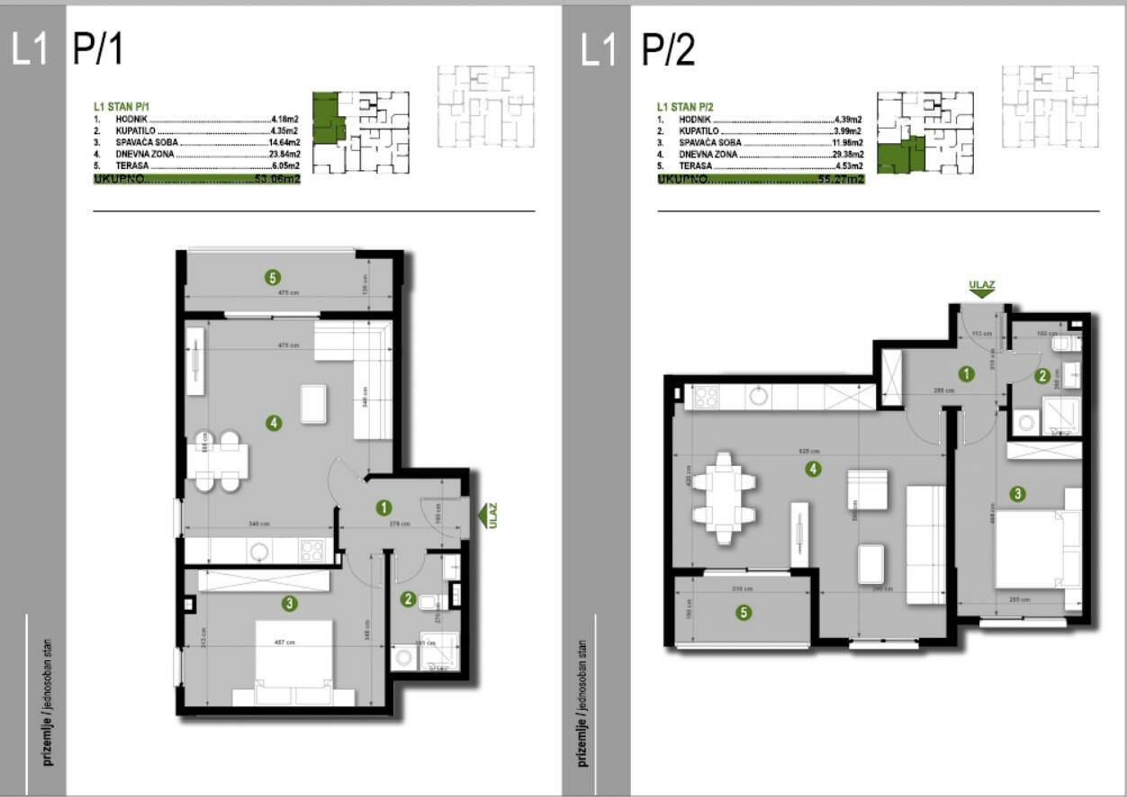 Квартира в Баре, Черногория, 50 м² - фото 3