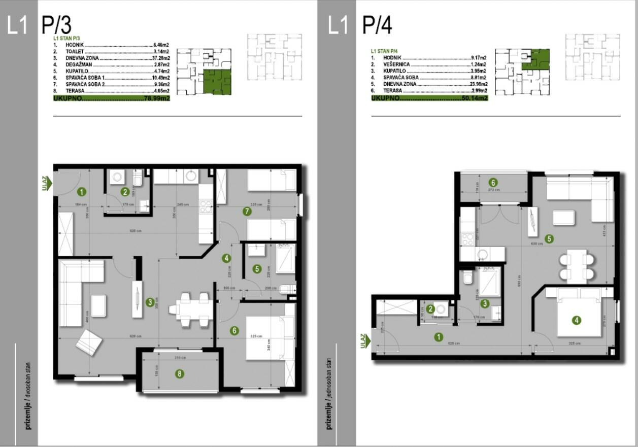 Квартира в Баре, Черногория, 50 м² - фото 4