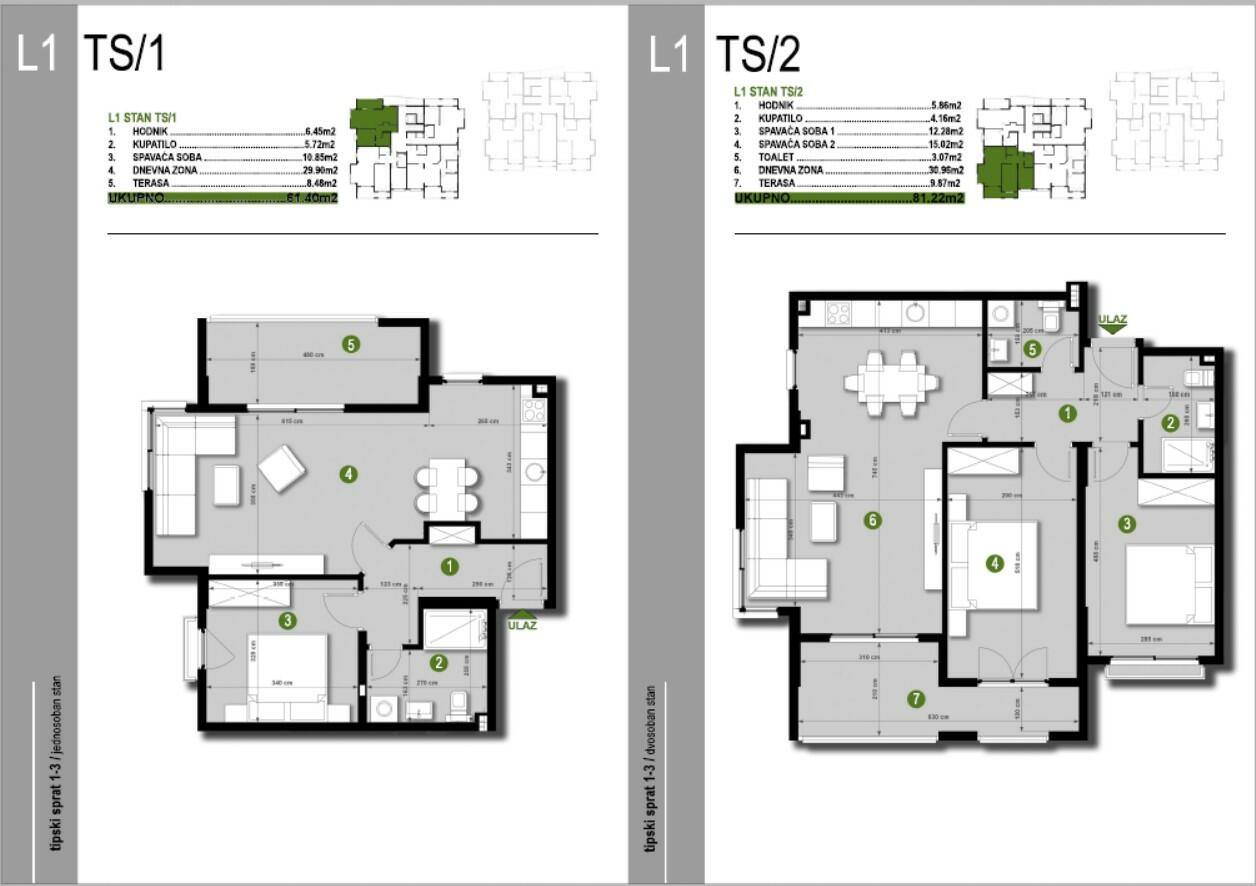 Квартира в Баре, Черногория, 50 м² - фото 5