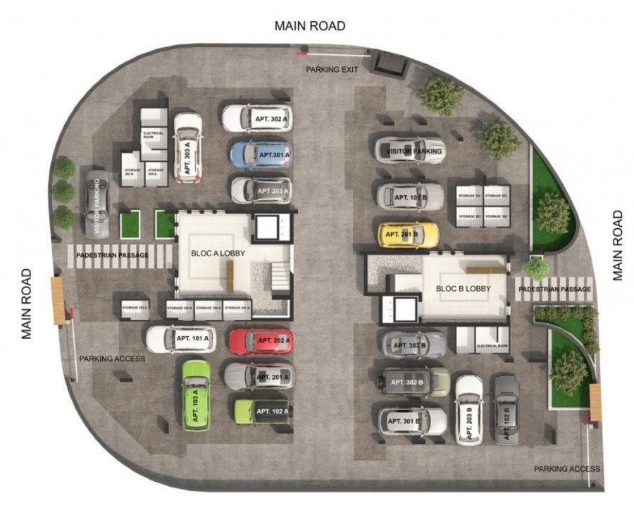 Апартаменты в Ларнаке, Кипр, 94 м² - фото 7
