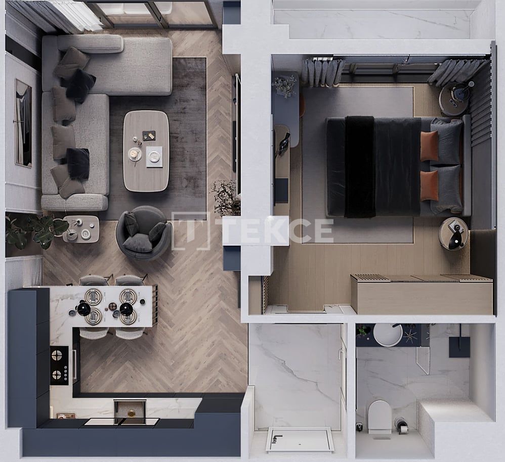 Апартаменты в Анкаре, Турция, 78 м² - фото 13