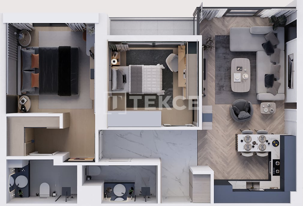 Апартаменты в Анкаре, Турция, 78 м² - фото 14