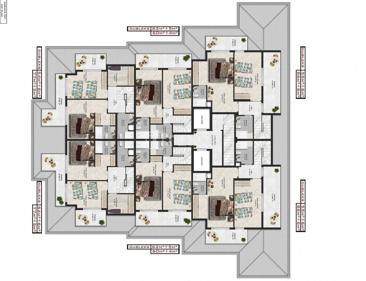 Пентхаус в Алании, Турция, 150 м² - фото 4