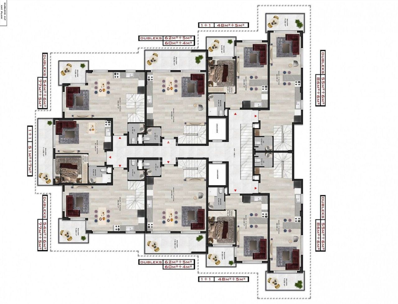 Пентхаус в Алании, Турция, 150 м² - фото 5