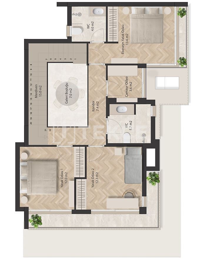 Вилла в Кирении, Кипр, 225 м² - фото 11