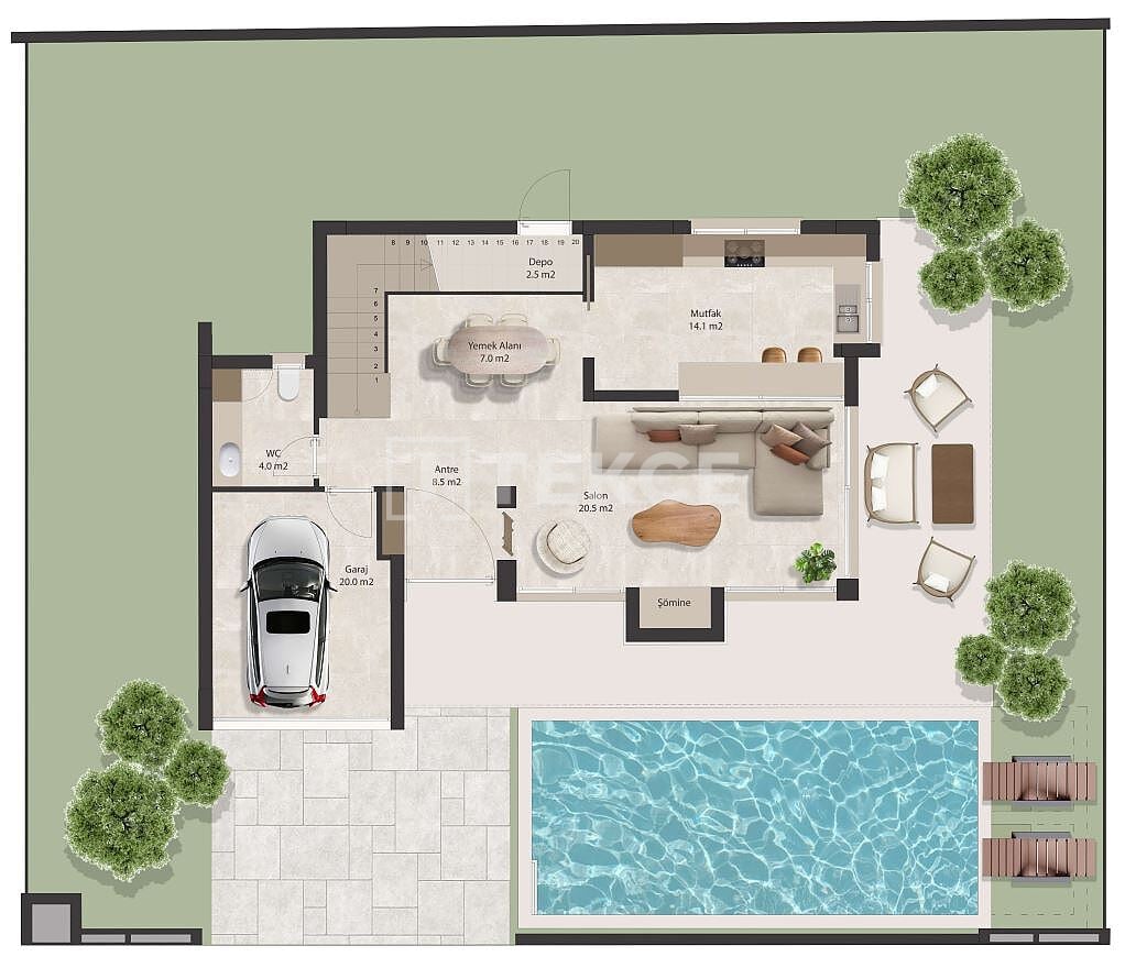 Вилла в Кирении, Кипр, 225 м² - фото 12