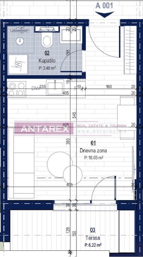Апартаменты в Которе, Черногория, 27.3 м² - фото 8