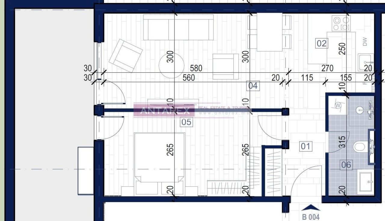 Апартаменты в Которе, Черногория, 27.3 м² - фото 11