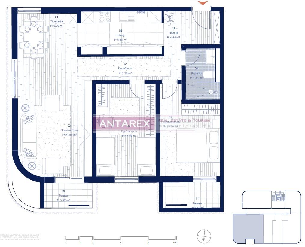 Апартаменты в Которе, Черногория, 29.5 м² - фото 13