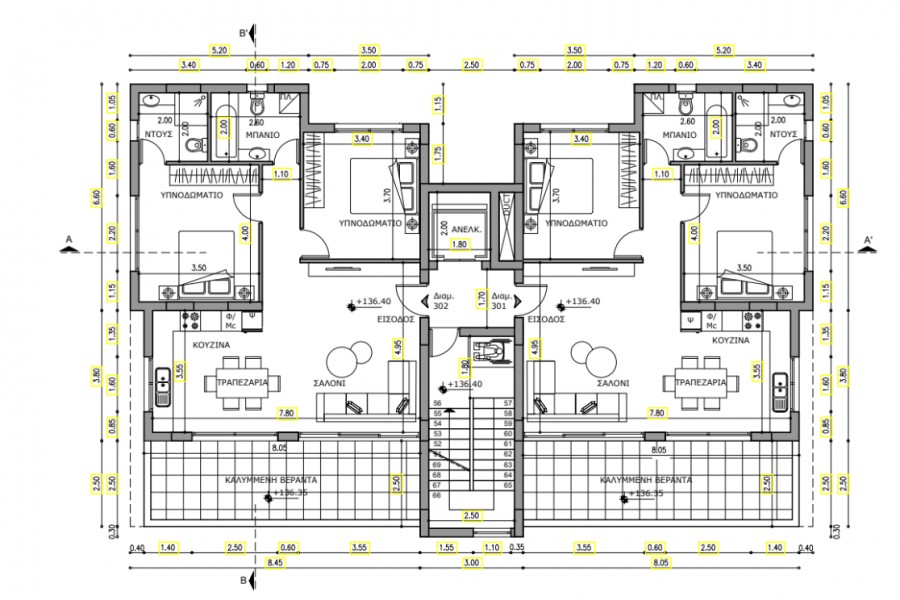 Апартаменты в Пафосе, Кипр, 104 м² - фото 14