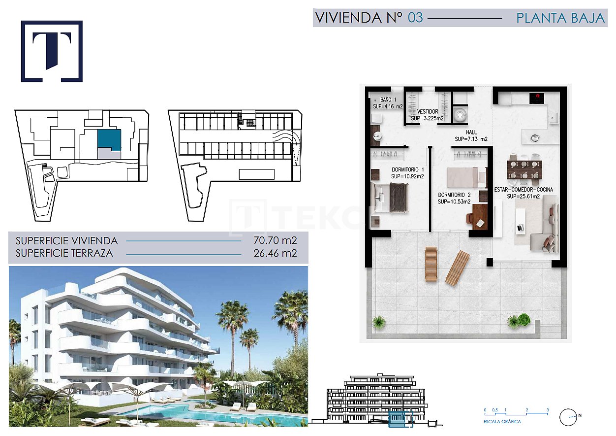 Апартаменты в Пилар-де-ла-Орадада, Испания, 71 м² - фото 11