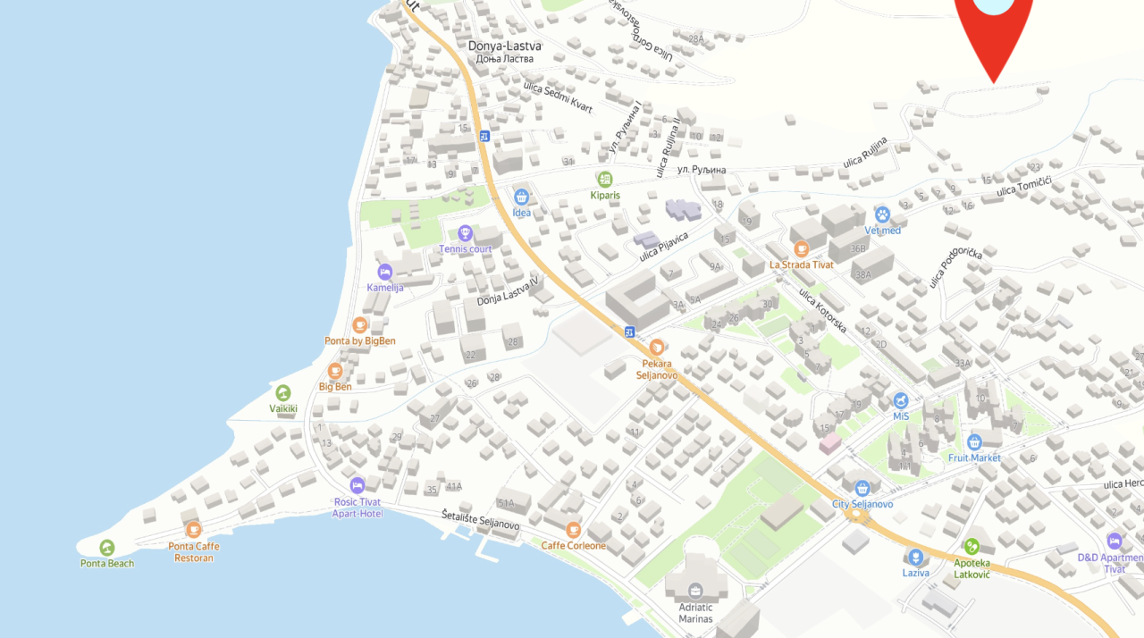 Квартира в Тивате, Черногория, 42.32 м² - фото 11