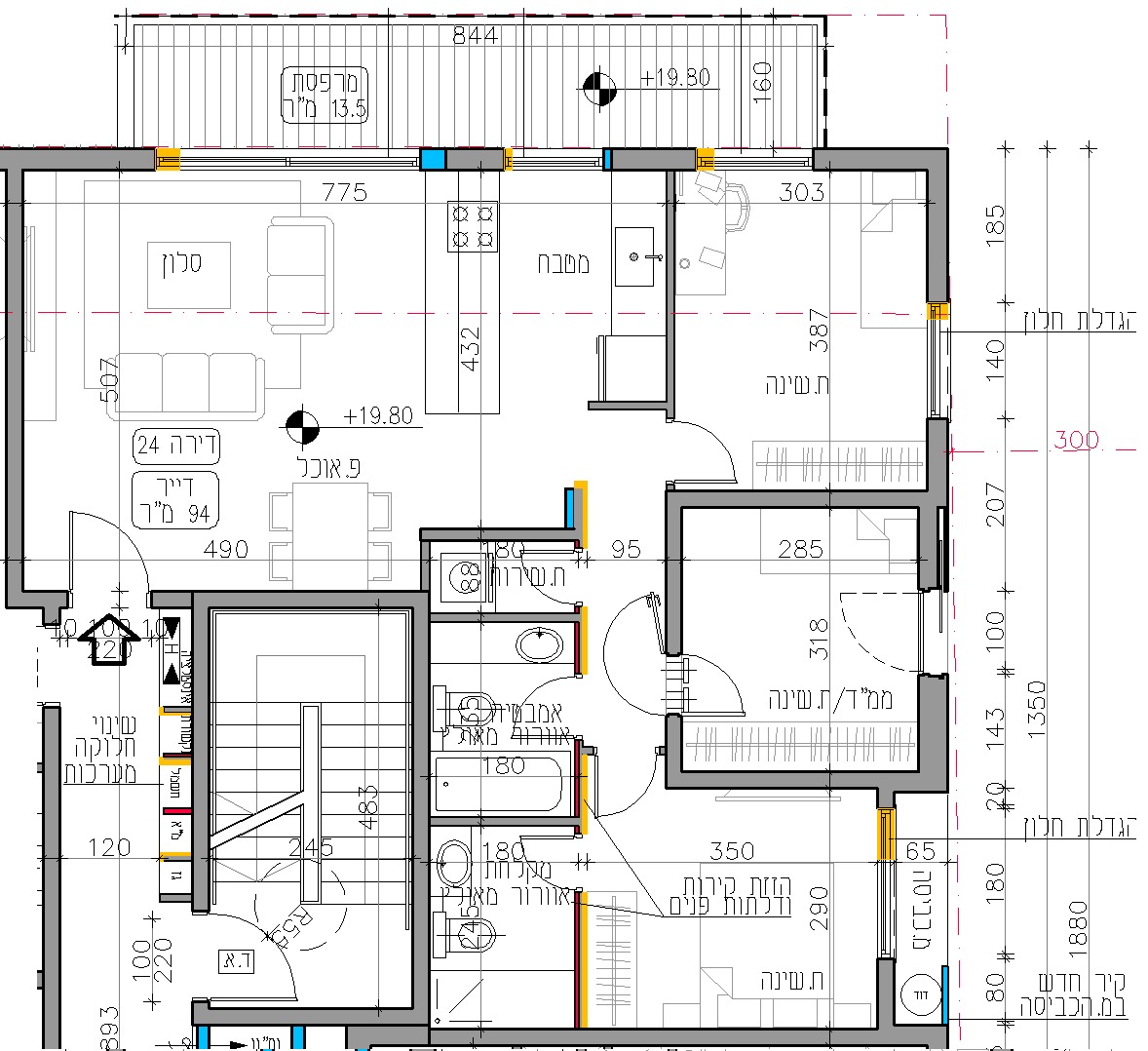 Квартира в Тель-Авиве, Израиль, 94 м² - фото 6