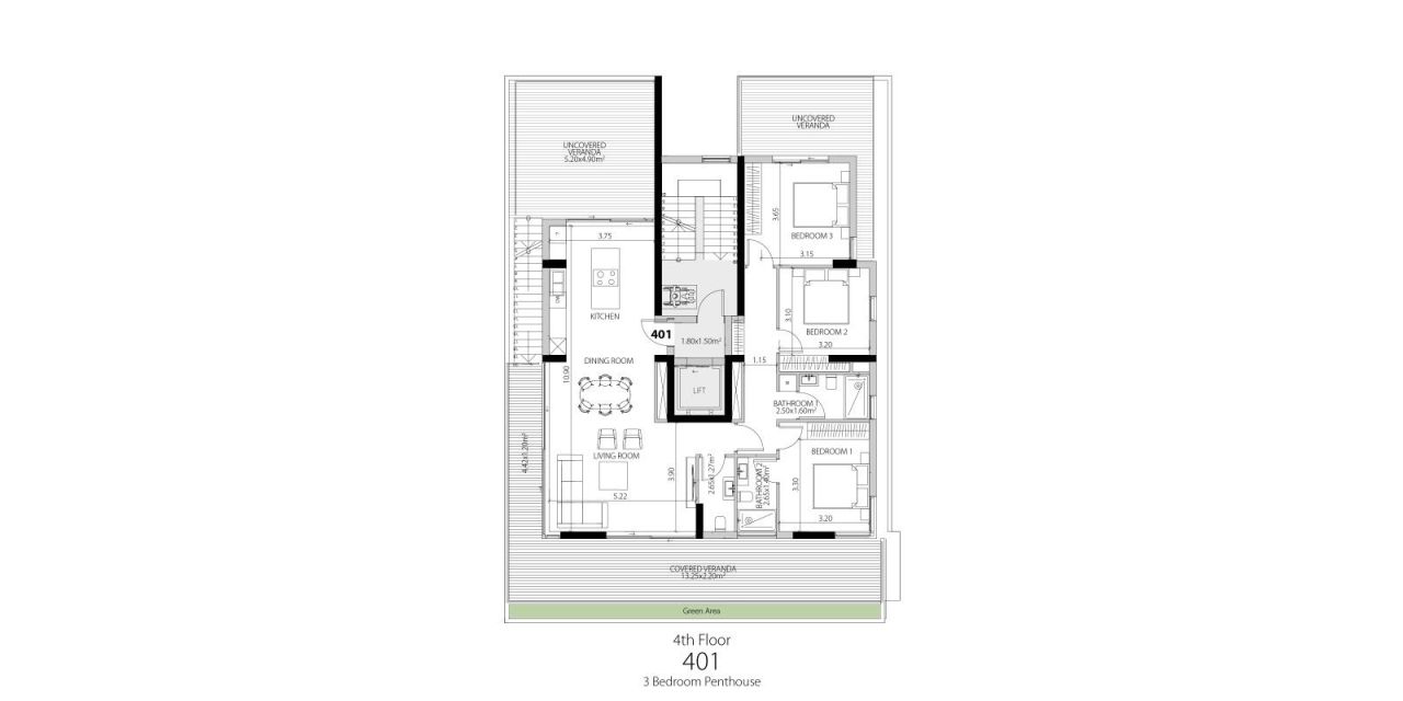 Пентхаус в Лимасоле, Кипр, 161 м² - фото 5