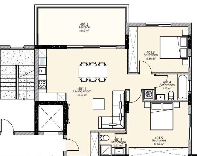 Апартаменты в Лимасоле, Кипр, 108 м² - фото 15
