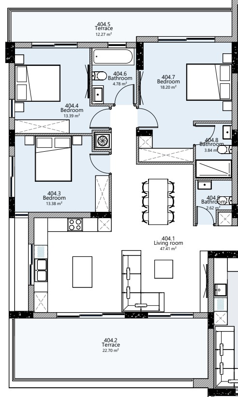 Апартаменты в Лимасоле, Кипр, 157 м² - фото 18