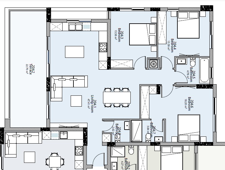 Апартаменты в Лимасоле, Кипр, 143 м² - фото 19