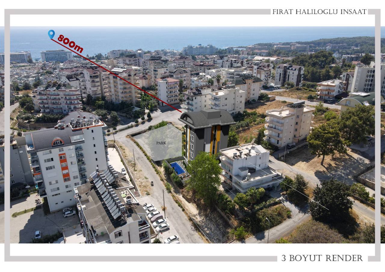 Квартира в Алании, Турция, 45 м² - фото 1