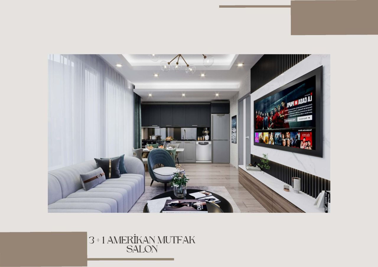 Апартаменты в Алании, Турция, 114 м² - фото 6